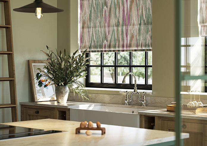 Bombay Velvet, Pink Crush - Twist&Fit Roman Blind - Image 5